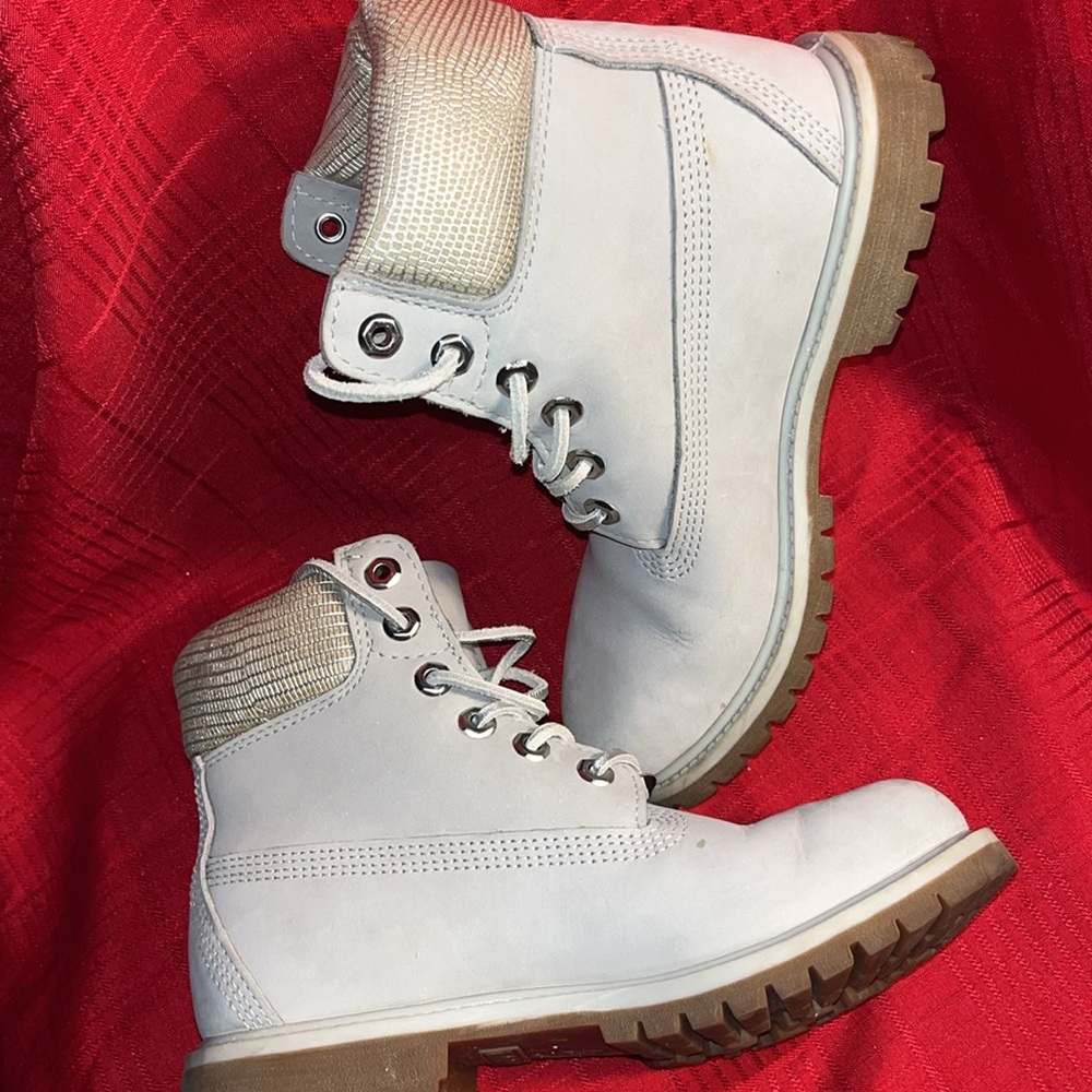 GRAY Women’s Size 7 TIMBERLAND BOOTS - Picture 7 of 12